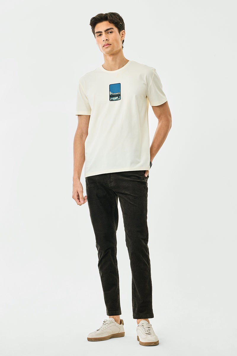SNITCH Regular Fit Stretch Corduroy Trousers - Image 3