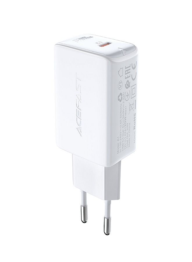 ACEFAST Fast Charge Wall Charger A1 PD3.0 20W (1xUSB-C) EU White - Image 2