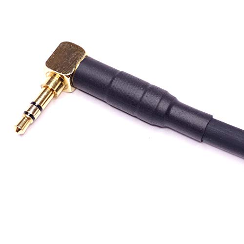 CNCESS CESS-067 Short 3.5mm Audio Shielded Patch Cable for Stacking DAP and Amplifier, Right-Angle 3-Inch - Image 5