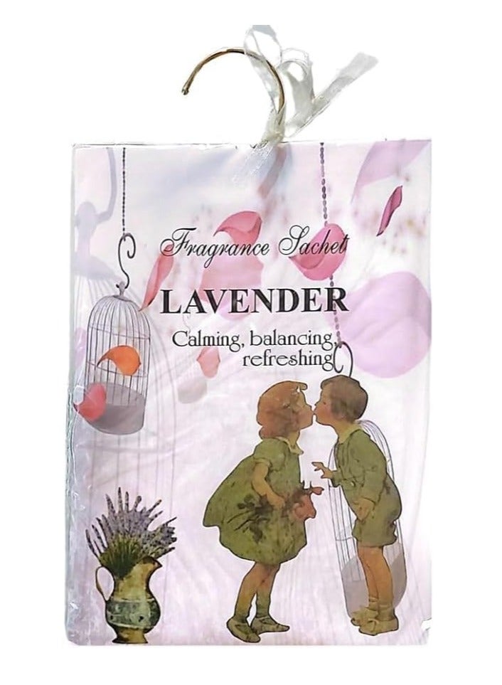 Spaceshoop Fragrance Sachet, Calming and Refreshing Scent, Drawer and Closet Air Freshener (Lavender)