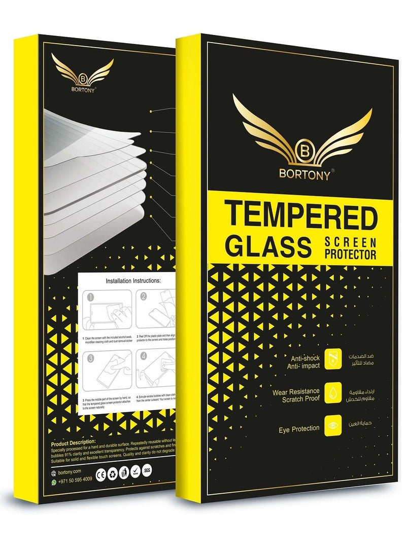 BORTONY Tempered Glass Screen Protector Compatible For Samsung Galaxy S10 Plus - Image 3