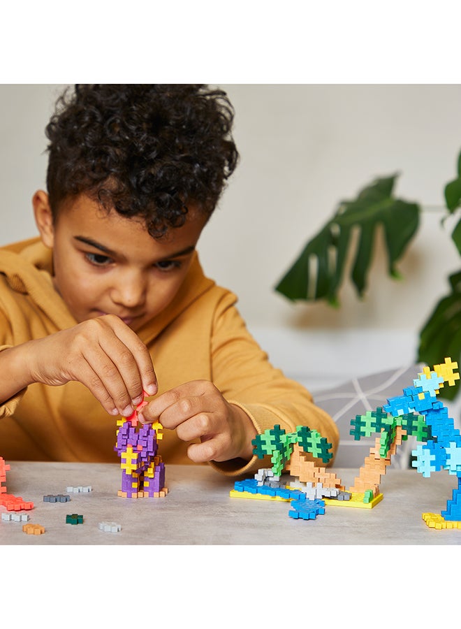 Learn To Build Dinosaurs - 600 Pieces - Creative Play, Building Blocks, Building, Developing Toys For Kids, Stem, Steam, Produced In Denmark