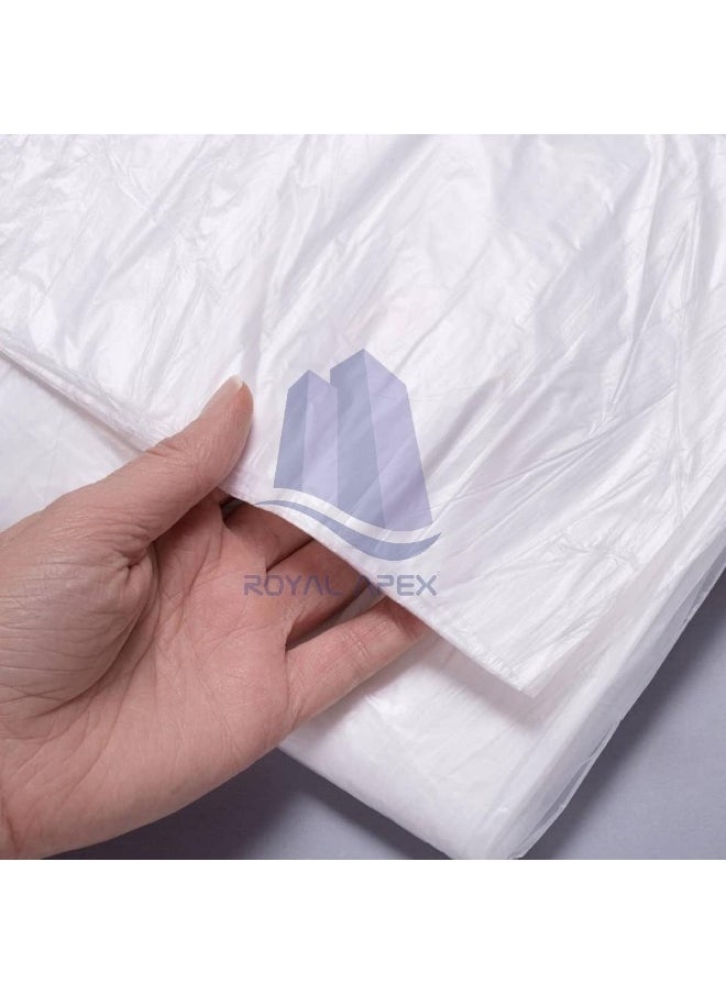 Biella Biellaâ„¢ Waterproof Anti-Dust 6Micron Plastic Drop Cloths Sheet Furniture Cover, Disposable Tarp for Painting for Couch (4X12.5m-6Âµ)  - Image 2