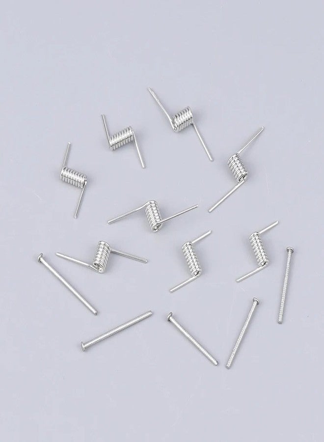 ArrErr 8 Set Hair Claw Clip Spring Replacement with Central Axle Rod for Large Medium Claw Clips Hairpin Squre Rectangle Butterfly Jaw Clamp Repair Parts - Image 4