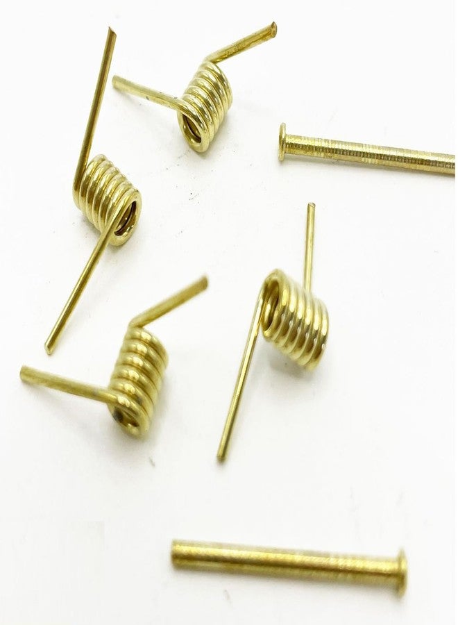 ArrErr 8 Set Hair Claw Clip Spring Replacement with Central Axle Rod for Large Medium Claw Clips Hairpin Squre Rectangle Butterfly Jaw Clamp Repair Parts - Image 5