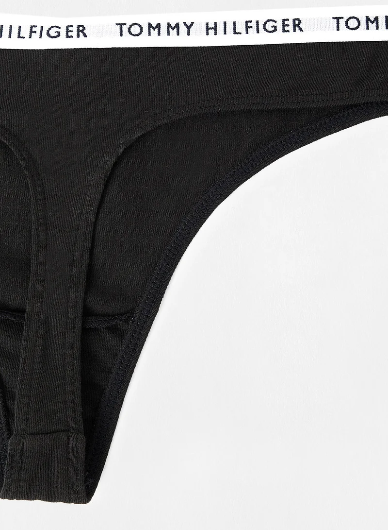 TOMMY HILFIGER Recycled Cotton Thongs (Pack of 3)