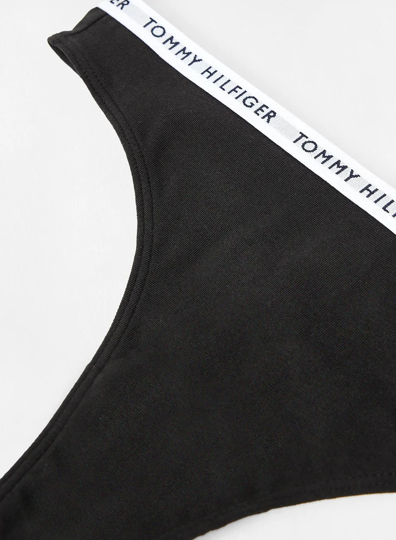 TOMMY HILFIGER Recycled Cotton Thongs (Pack of 3)