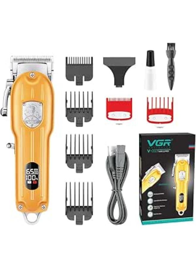 V-092 Hair Clippers for Men Trimmer for Men Hair Trimmer Beard Trimmer Barber Hair Cut Grooming Kit Machine Professional Rechargeable Cordless Quiet, Silver