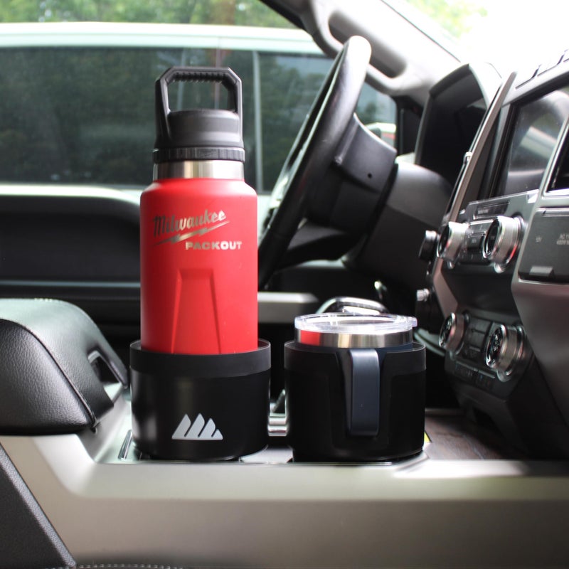 Integral [Upgraded] Integral Ultimate Car Cup Holder Expander - Adjustable Base - Organizer & Expander for Vehicles - Compatible with Mugs, Yeti 14/24/36/46oz, Rambler, Hydro Flasks 32/40oz, 3.4"-4.0" Bottles - Image 2