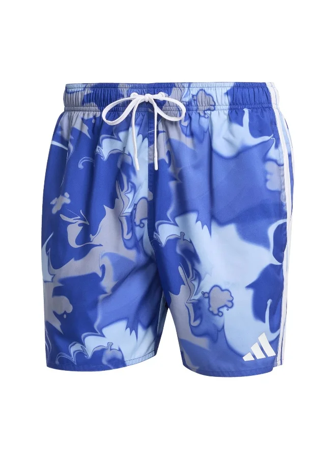 adidas Adidas Tie Dye Sh 5In Blue Swim Shorts Swimwear For Men