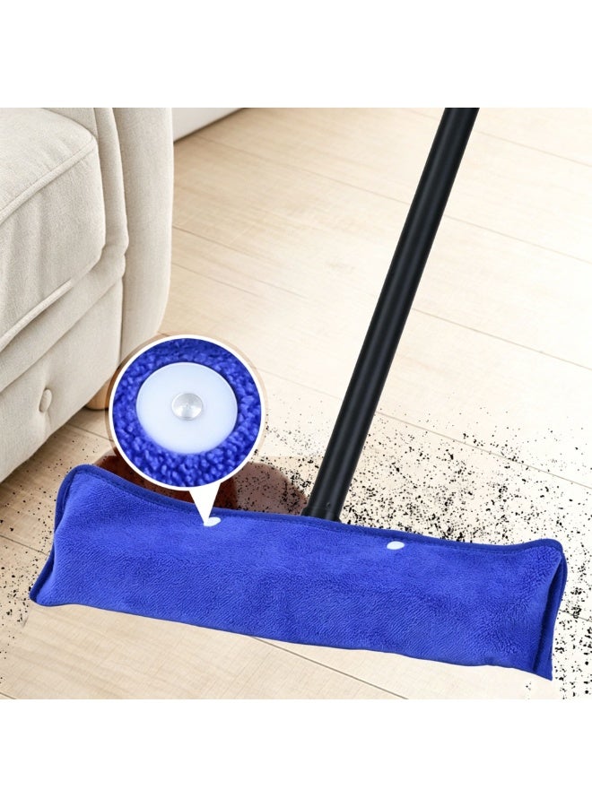 CityRiya-Long Rubber Broom for Pet Hair Removal, Carpet Rake with Squeegee for Cleaning Pet Hair, Floor Brush, Long Handle Fur Remover Rake, Pet Hair Remover with Lint Brush for Home Tile Hardwood Windows Cleaning - Image 4