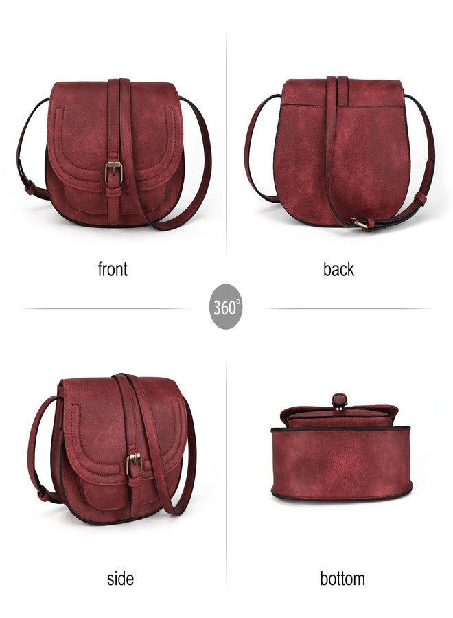 AFKOMST Women Crossbody Satchel Bag Small Saddle Purse and Tote Shoulder Handbags - Image 3