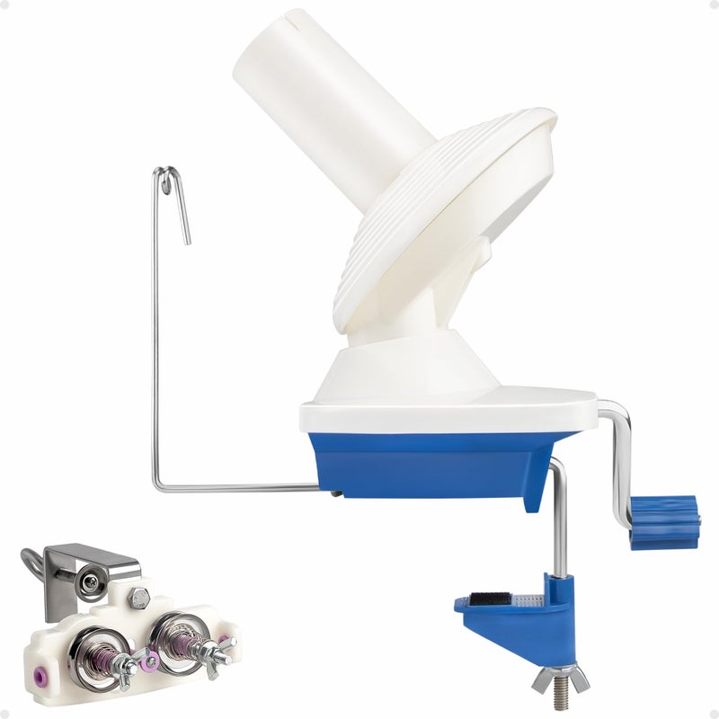 Adhafera Yarn Winder with Guide Yarn Ball Winder for Crocheting The Helper for Knitting Enthusiast