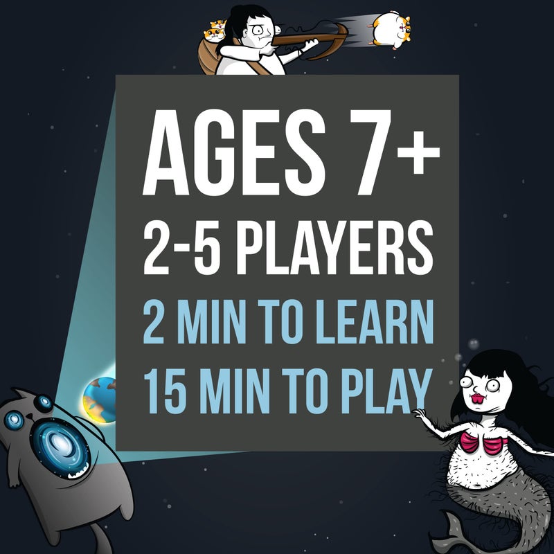 Exploding Kittens مجموعة توسيع القطط المنفجرة - لعبة ورق رولت روسي، ألعاب حفلات سهلة مناسبة للعائلة للبالغين والمراهقين والأطفال - إضافة 20 بطاقة - Image 2