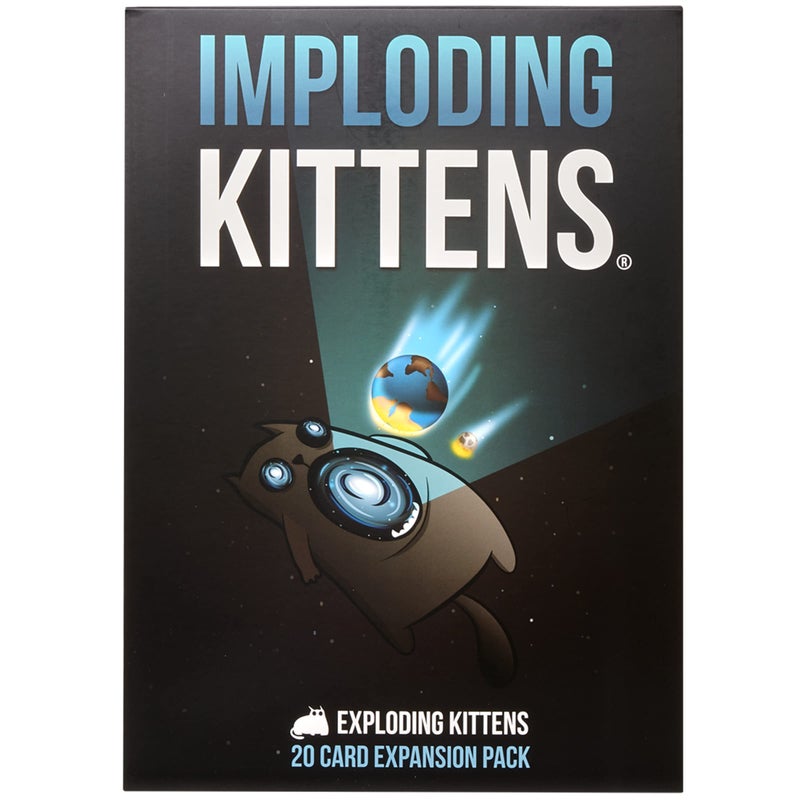 Exploding Kittens مجموعة توسيع القطط المنفجرة - لعبة ورق رولت روسي، ألعاب حفلات سهلة مناسبة للعائلة للبالغين والمراهقين والأطفال - إضافة 20 بطاقة - Image 1