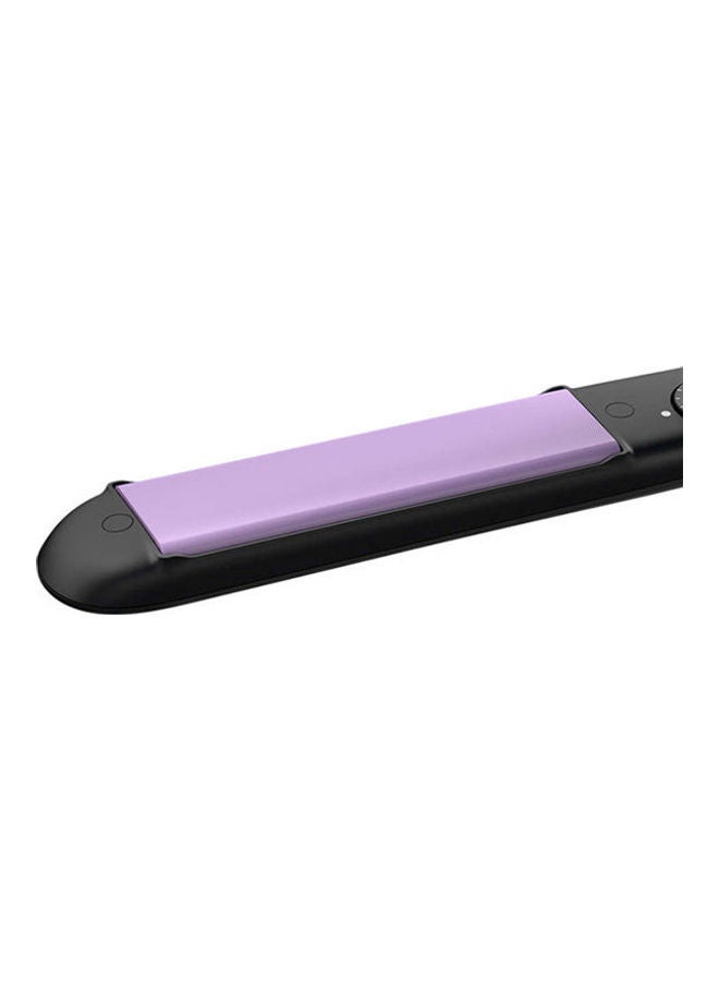 Philips BHS377 Straightcare Essential Thermoprotect Straightener Technology Keratin-Infused Plates 10 Tempersture Setting Black/Purple - Image 2
