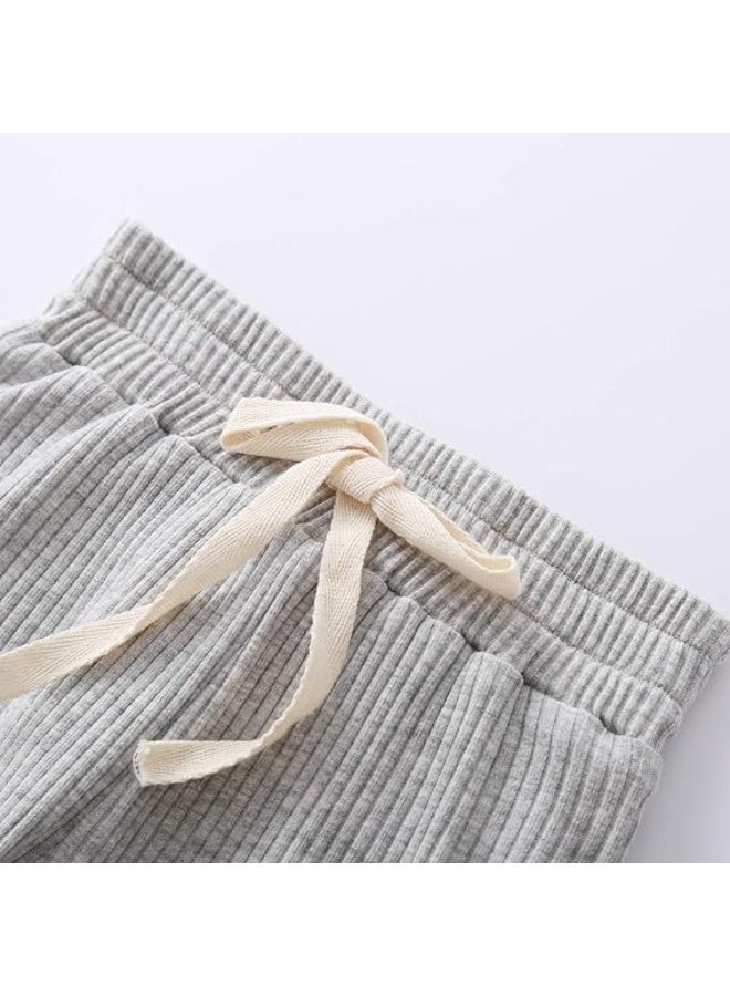 DOOKOO Winter Newborn Baby Boy Girl Clothes Set Ribbed - Image 2