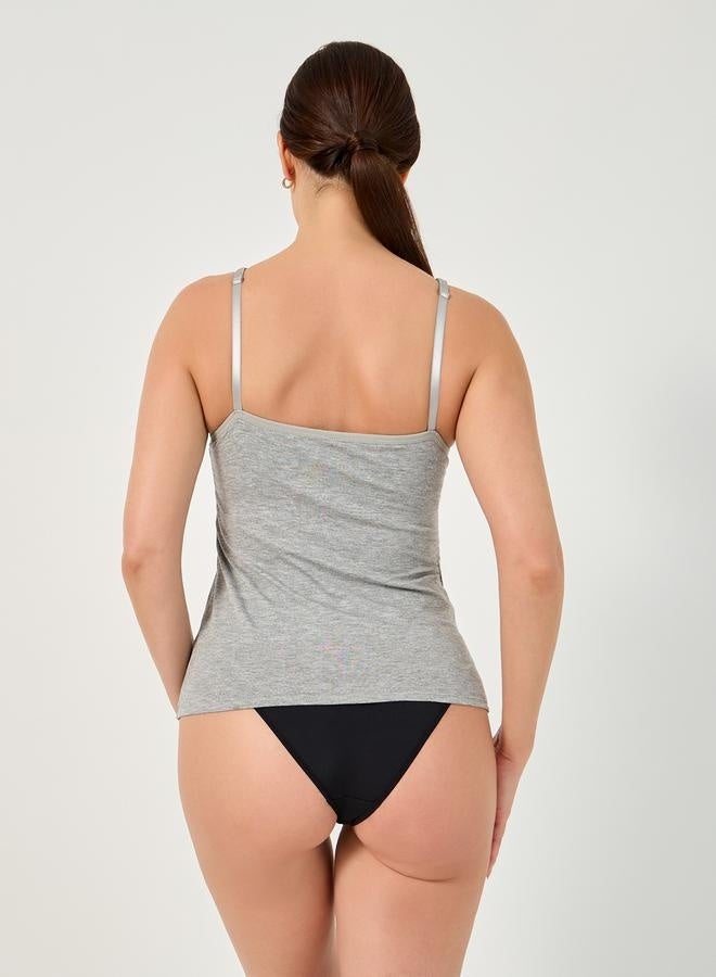 Styli Solid Adjustable Strap Cami  - Image 3