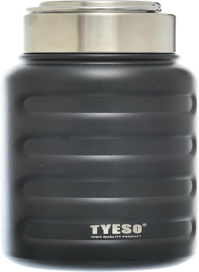 زجاجة حرارية TYESO TS-8832 سعة 270 مل مع مادة عالية الجودة معزولة بالفراغ من الفولاذ المقاوم للصدأ مع غطاء للسفر والرياضة والأنشطة الخارجية للمشروبات الباردة والساخنة - متعددة الألوان
