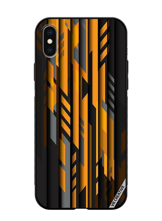 VR CREATIVE Protective Case Cover For Apple iPhone X/XS Abstract Design Multicolour - Image 1