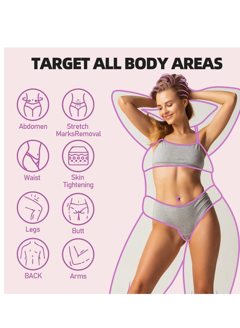 SYOSI Electric Cellulite Massager Body Contouring Massager with 6 Skin Friendly Pads, Handheld Body Massager for Toning The Abdomen, Legs, arms and Thighs - Image 2