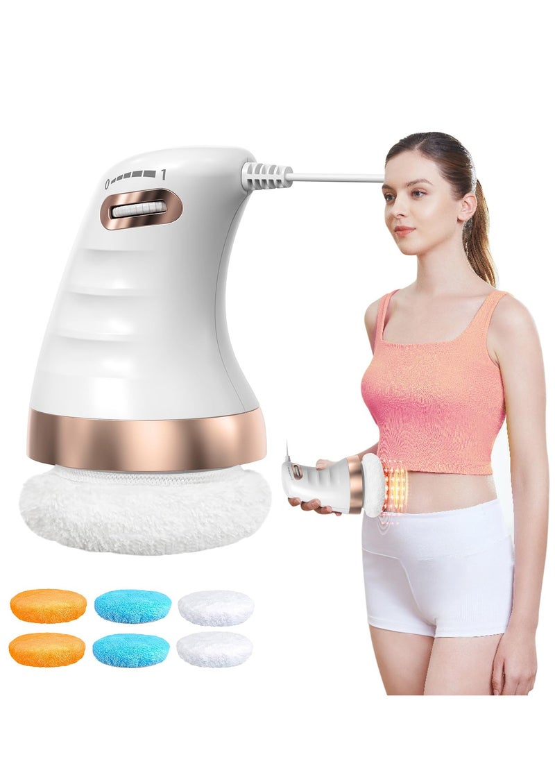 SYOSI Electric Cellulite Massager Body Contouring Massager with 6 Skin Friendly Pads, Handheld Body Massager for Toning The Abdomen, Legs, arms and Thighs - Image 1