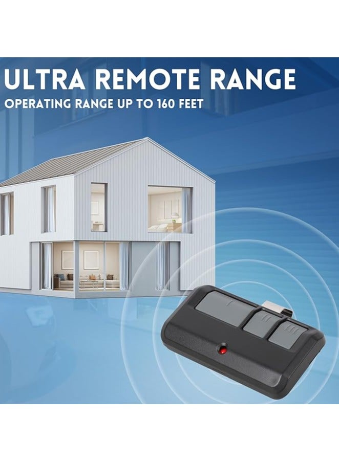 شابية جهاز تحكم عن بعد لفتح الباب لجهاز Liftmaster 893LM، جهاز تحكم عن بعد متعدد الترددات من Chamberlain Sears Craftsman مع 5 أزرار تعلم، عالمي لـ 893MAX و893LM و371LM و373LM و973LM - Image 2