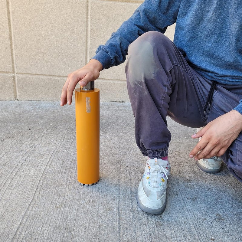 ArcherPro Archer PRO 3-1/2” in. Diamond Turbo Core Drill Bit/Hole Saw for Concrete Drilling and Masonry. 14” Drill Depth, 1-1/4” in. -7 Arbor for Core Drill Stand Rig, Dry and Wet Use - Image 4