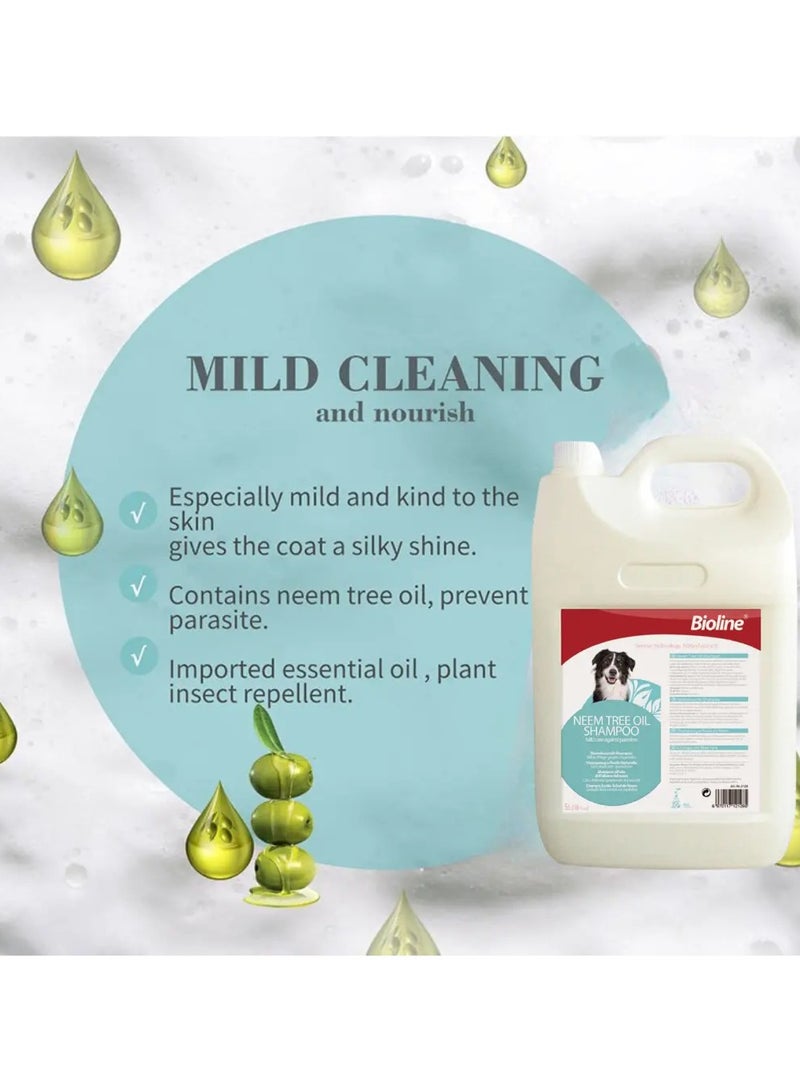 Bioline Neem Tree Oil Dog Shampoo[Volume - 5L] - Image 2