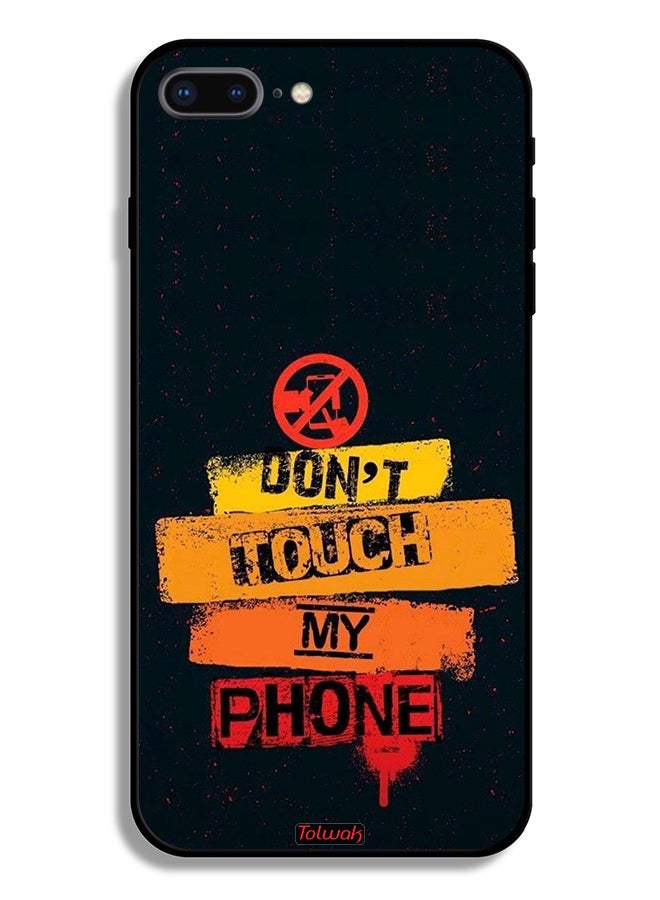 Tolwak Apple iPhone 7 Plus Protective Case Do Not Touch My Phone - Image 2