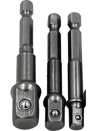 Real Özs 3 Piece Bist Tip Adapter Set 1/4 3/8 1/2  - Image 2