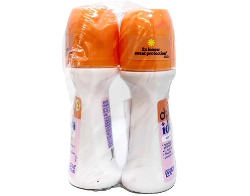 Dry Idea Antiperspirant  Deodorant RollOn Unscented 325 fl oz Pack of 2