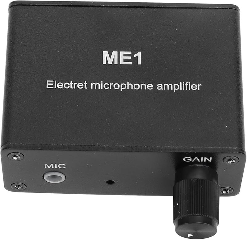 FTVOGUE Adjustable Gain Electret Microphone Amplifier 3 5mm Input 150mah Battery 10H Playtime - Image 1