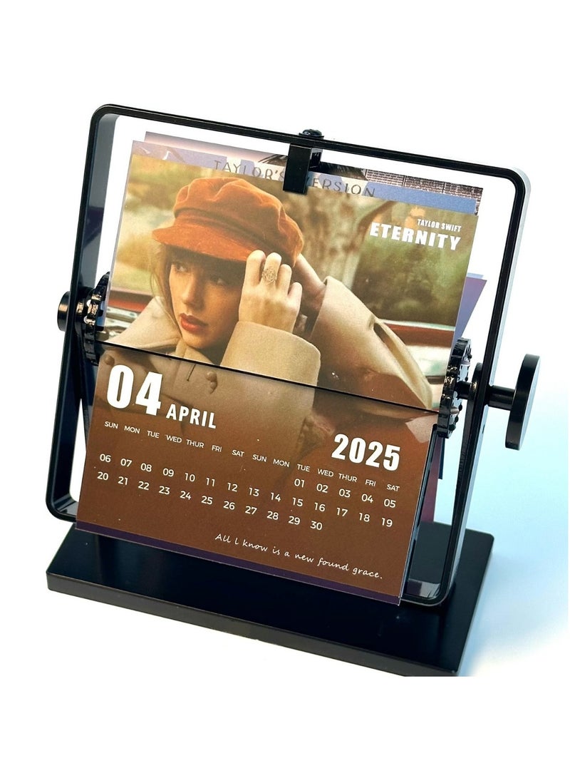 عام 2025 جديد سويفت تايلور سويفت الميكانيكية مكتب التقويم هدايا للجماهير والأصدقاء - Image 1