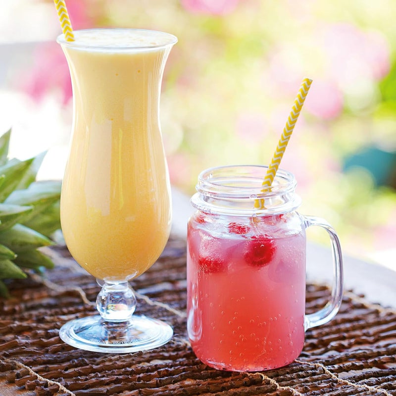 Get G.E.T. HUR-20-CL Clear PC Plastic Hurricane Glasses, 20 Ounce (Pack of 12) - Image 2