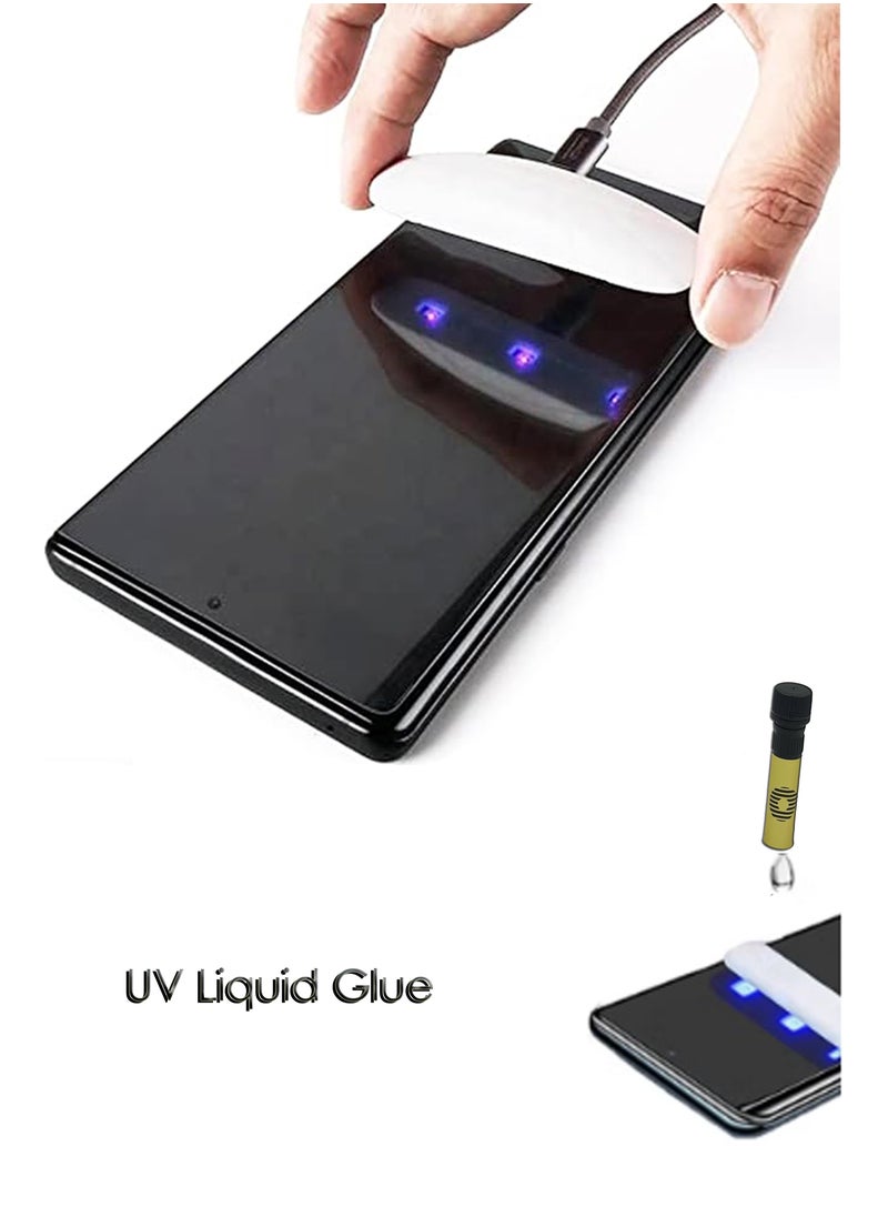 Generic - Redmi Note 14 Pro Plus - UV Liquid Glue Full Curved Coverage Tempered Glass Screen Protector - Image 1