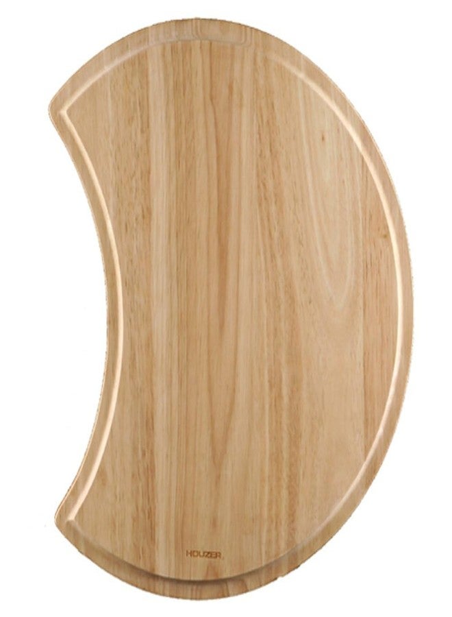 Houzer CB-1800 - Rubberwood Cutting Board for Multiple Sink Models, Durable Kitchen Prep Surface for Cutting Food, Charcuterie, Food Prep, & Over-Sink Use