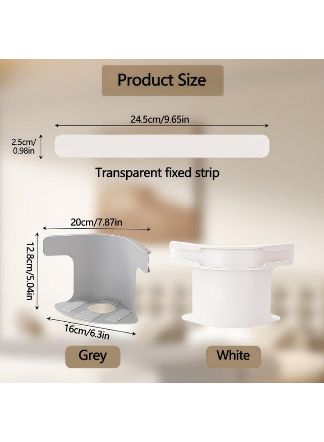 Fixed bed sheet straps/holders keep sheets secure and tight, open angle bed sheet rack with locking strip, heavy-duty bed sheet clips easy to install for all mattress sizes (4, white) - Image 5