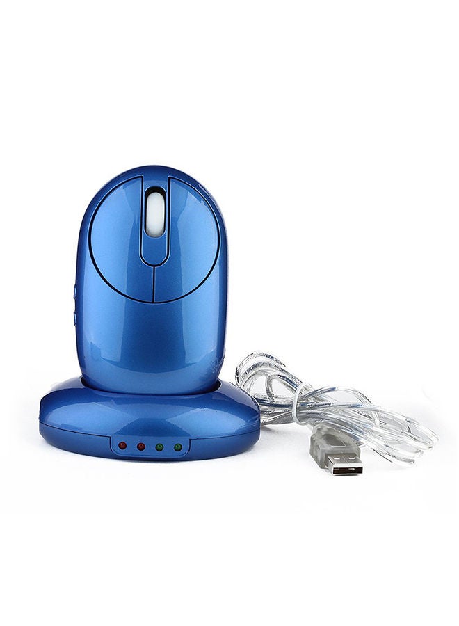 NIBEMINENT 2.4G Wireless Rechargeable Mouse Blue  - Image 1