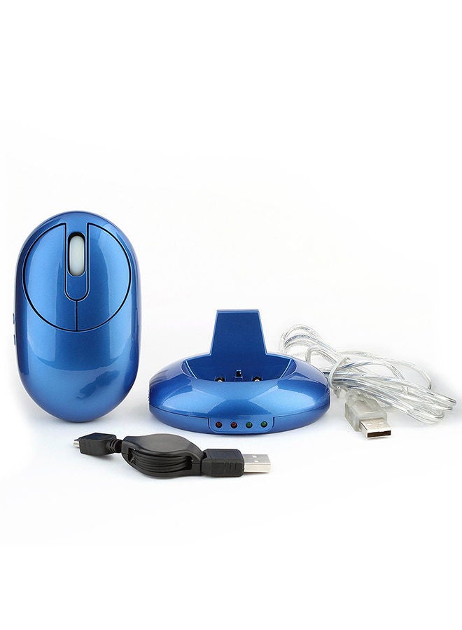 NIBEMINENT 2.4G Wireless Rechargeable Mouse Blue  - Image 4