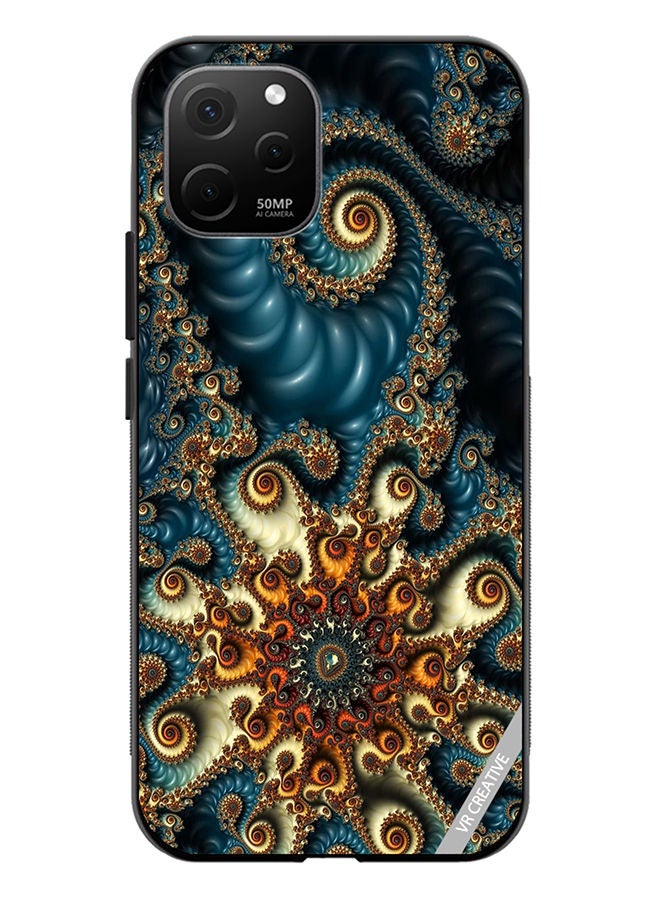 VR CREATIVE Protective Case Cover For Huawei Nova Y61 Mandala Design Multicolour - Image 1