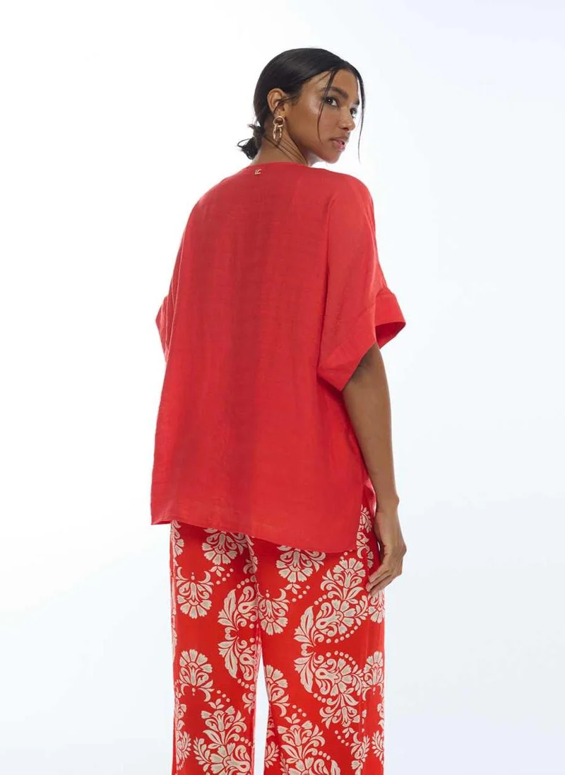 لولا كساديمونت Paisley Print Fluid Culotte
