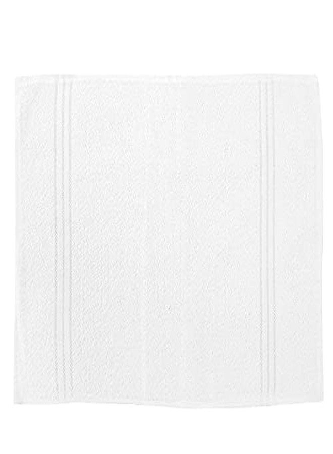 COTFLEX Hand and Face Towel Pure Cotton, White, 14x21, Pack 3 - Image 3