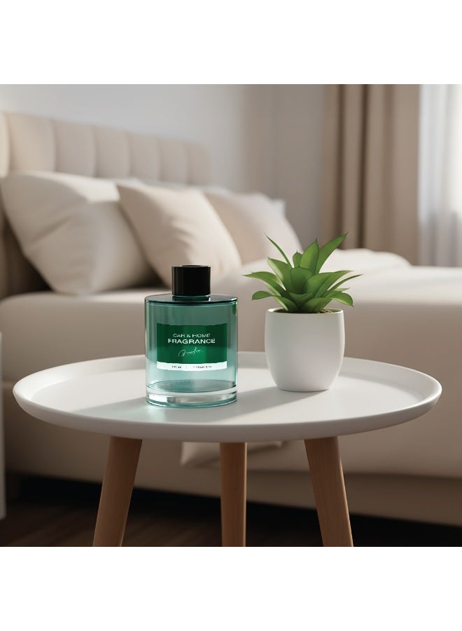 GREEN LION Fragrance Refill Diffuser Fresh Ocean 160ML with Blue Light & Green Light /  Fresh Ocean Wood / Suitable for car & indoor diffusion /  Keep in a cool, dry place - Black - Image 2