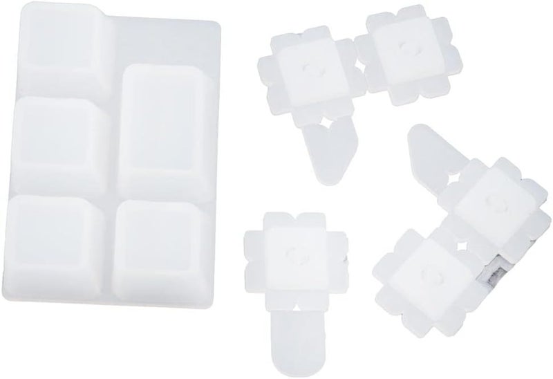 klarako Keyboard Designs Resin Molds, Silicone Casting Molds Coaster Molds for Baking, Polymer Clay, Soap Making, Epoxy Resin,Crafting Projects - Tab - Image 1