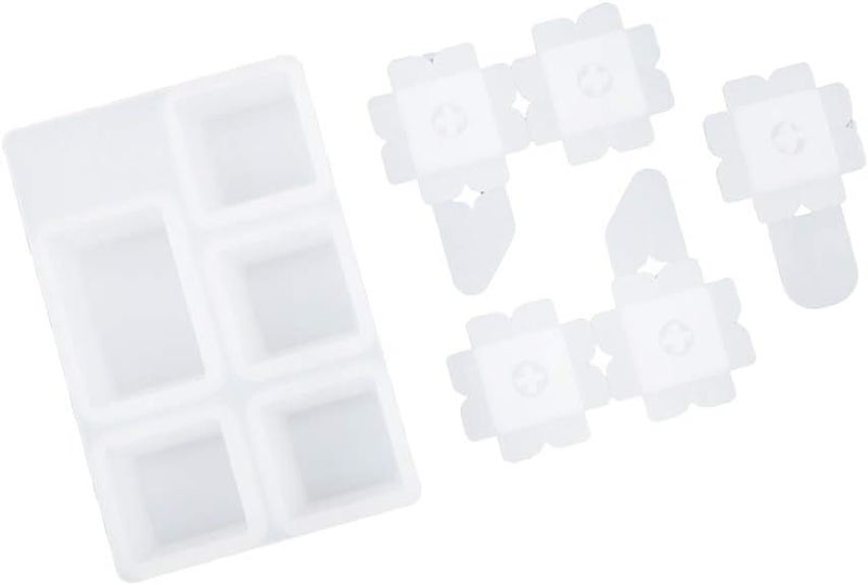 klarako Keyboard Designs Resin Molds, Silicone Casting Molds Coaster Molds for Baking, Polymer Clay, Soap Making, Epoxy Resin,Crafting Projects - Tab - Image 4
