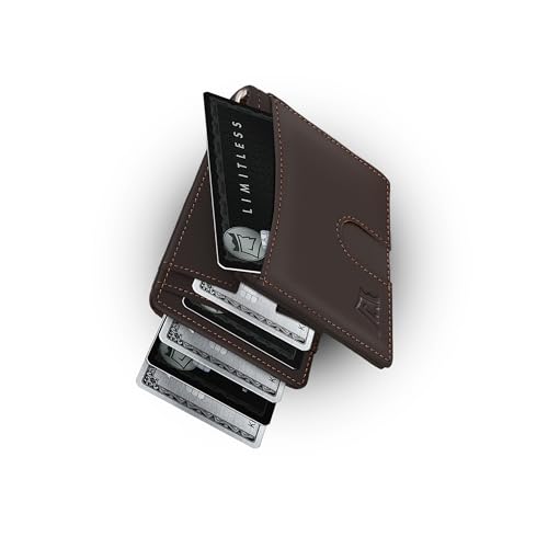 Kings Loot Money Clip Slim Minimalist Wallet for Men – RFID Blocking Leather Design with Money Clip – Front Pocket Bifold Holds 12 Cards – Stylish & Compact Wallets (Truffle) - Image 2