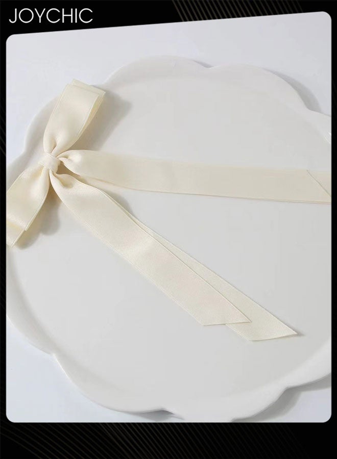 Joychic مشبك شعر برباط مخملي على شكل فيونكة من قطعتين لملحقات الشعر للنساء والفتيات والمراهقات - Image 2