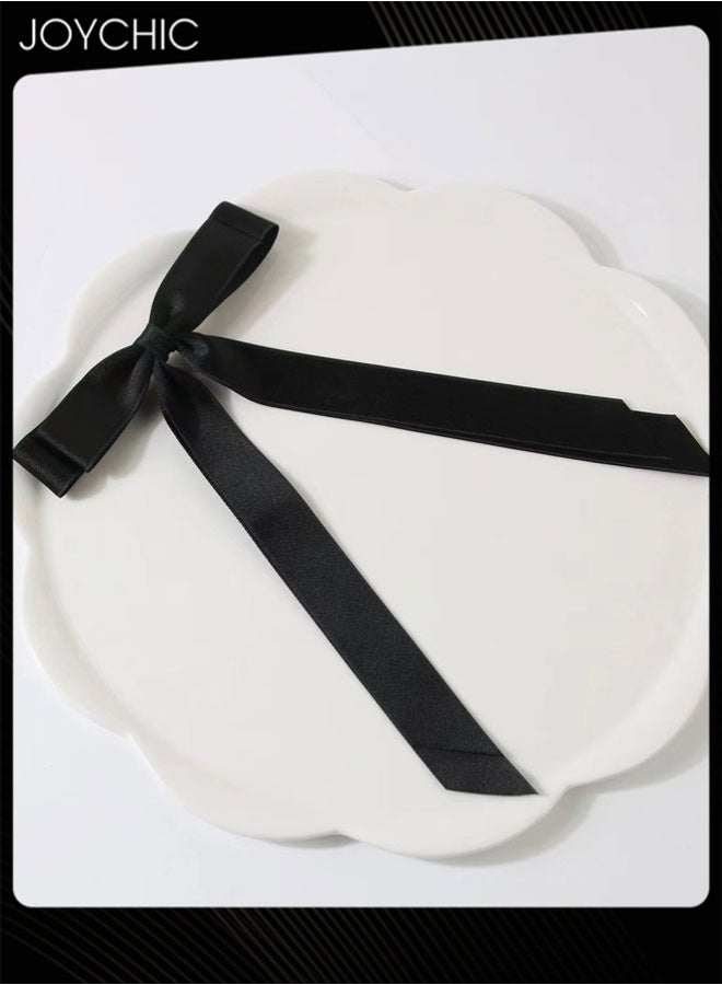 Joychic مشبك شعر برباط مخملي على شكل فيونكة من قطعتين لملحقات الشعر للنساء والفتيات والمراهقات - Image 3