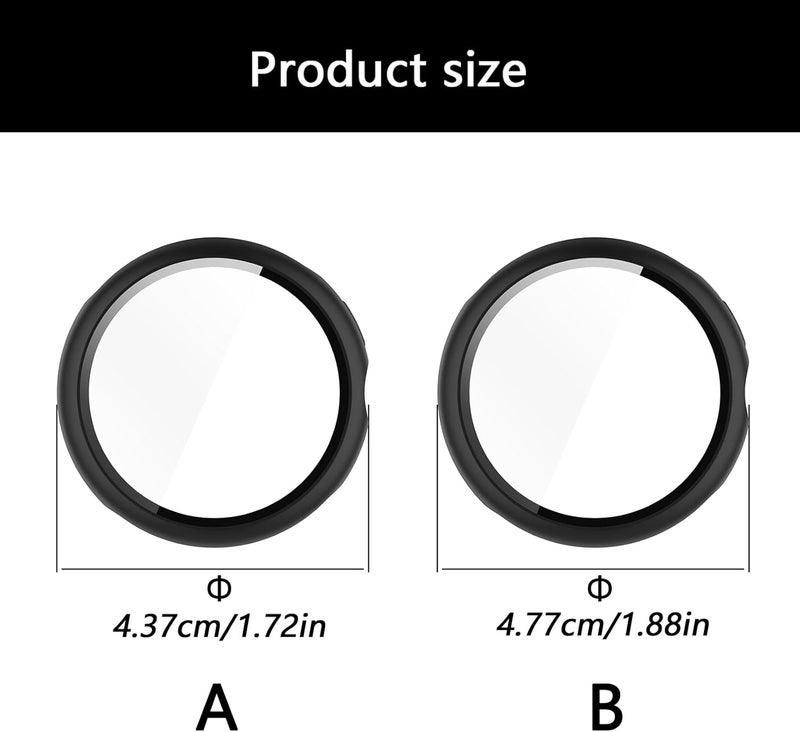 Toughened Glass Screen Protector Integrated Full Coverage Antiscratch Shell Housing Sleeve Guard for Watch 4 41 / 45mm Scratch Sleeve - Image 4
